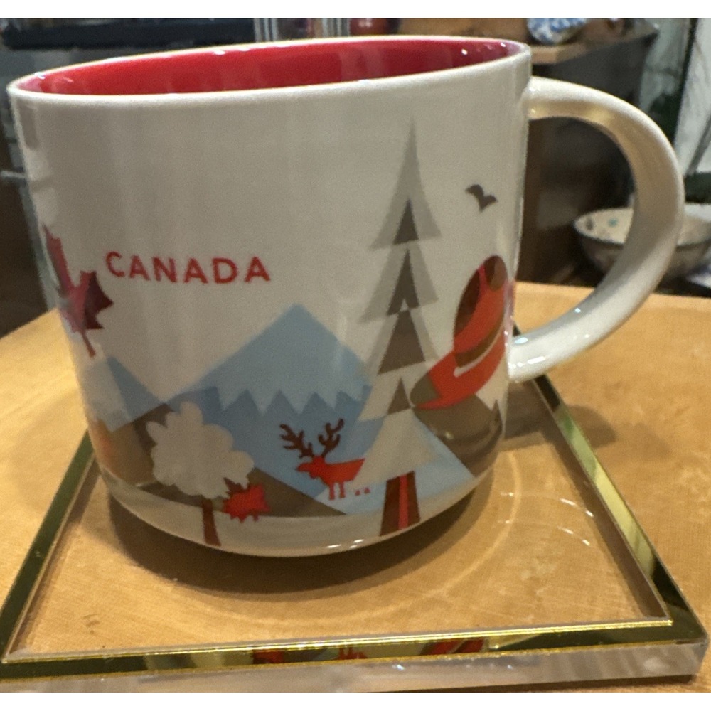 Starbucks "You Are Here" Collection Canada Coffee Mug 2016 14oz Mug Large Cup